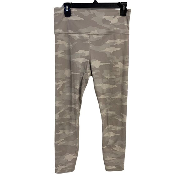 Athleta Elation 7/8 Tan Camo Tight Size M - Picture 1 of 8